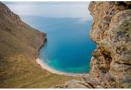 Traveling around the southern part of Olkhon by car